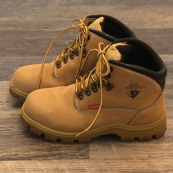 Herman Survivor Steel Toe Waterproof Boots men’s 6.5 worn once EUC - Picture 7 of 12
